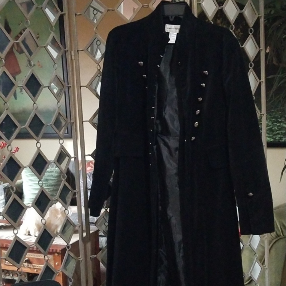 Black Velvet Coat